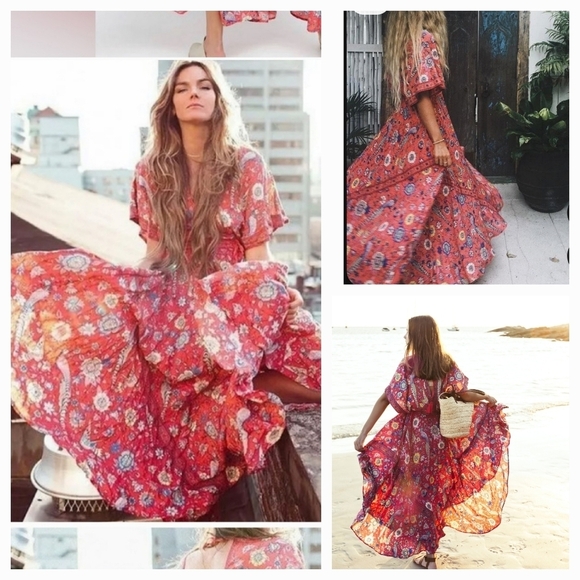 Spell & The Gypsy CollectiveRose Lovebird Half Moon Gown - Picture 5 of 5